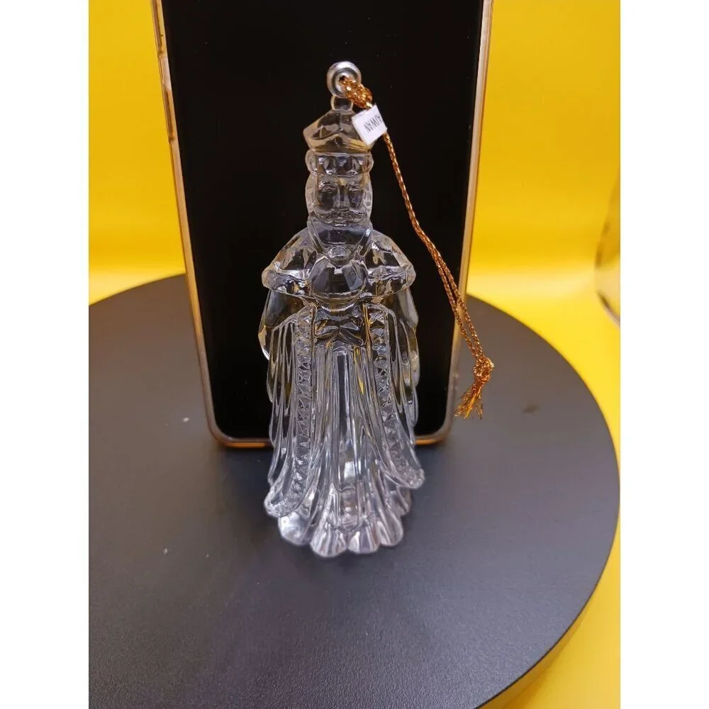 Set Of 3 Clear acrilyc Three Wise Men Christmas Ornaments